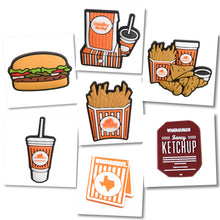 Load image into Gallery viewer, What A Burger Charm Set (7)