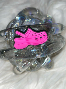 Pink Wedge Clog